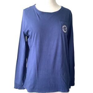 Vineyard Vines Long Sleeve Blue Tee